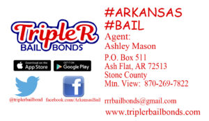 Triple R Bail Bonds, Arkansas contact information.